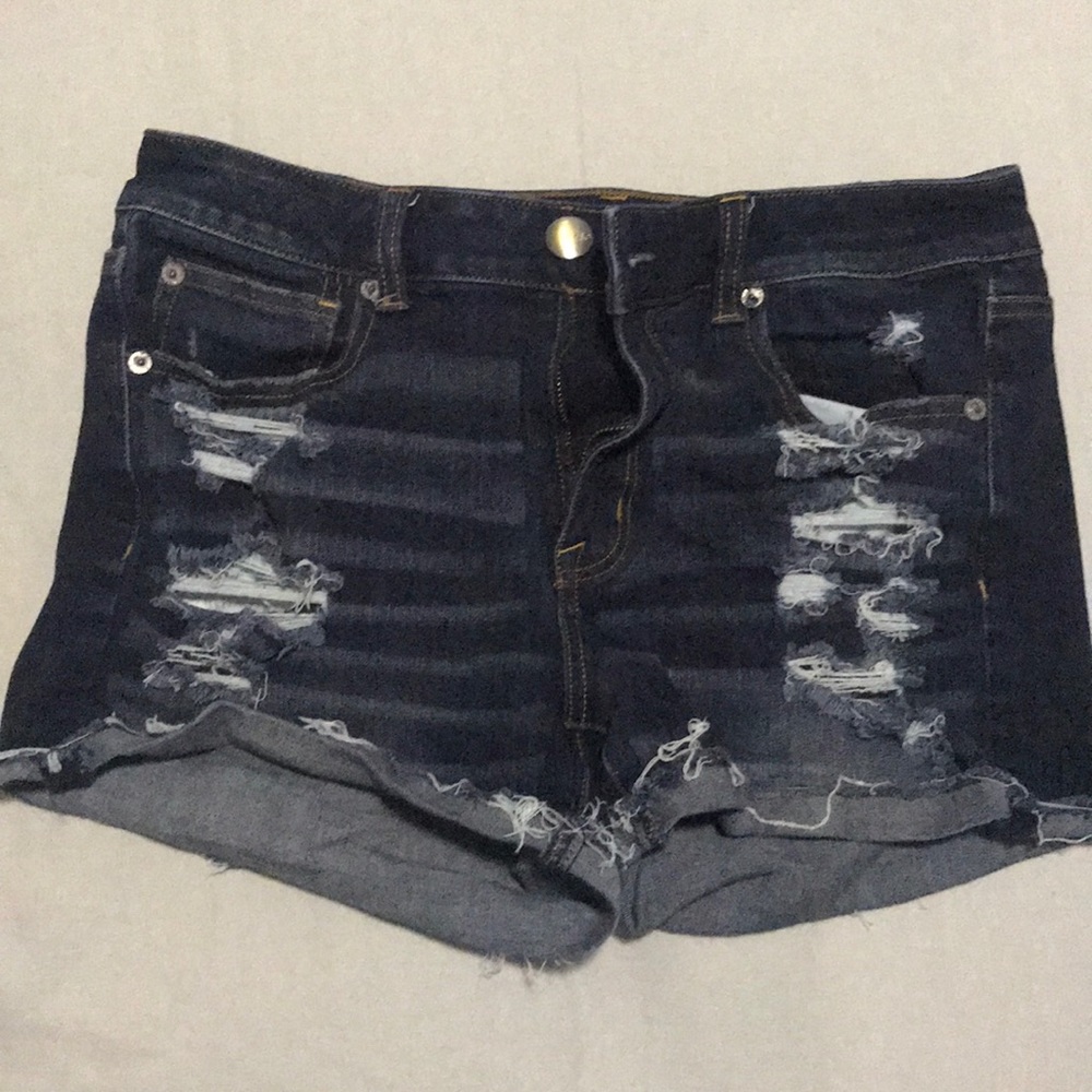 American Eagle high rise shortie shorts